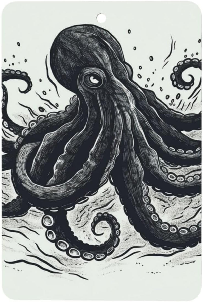 Mythological Kraken Car Air Fresheners 4Pcs