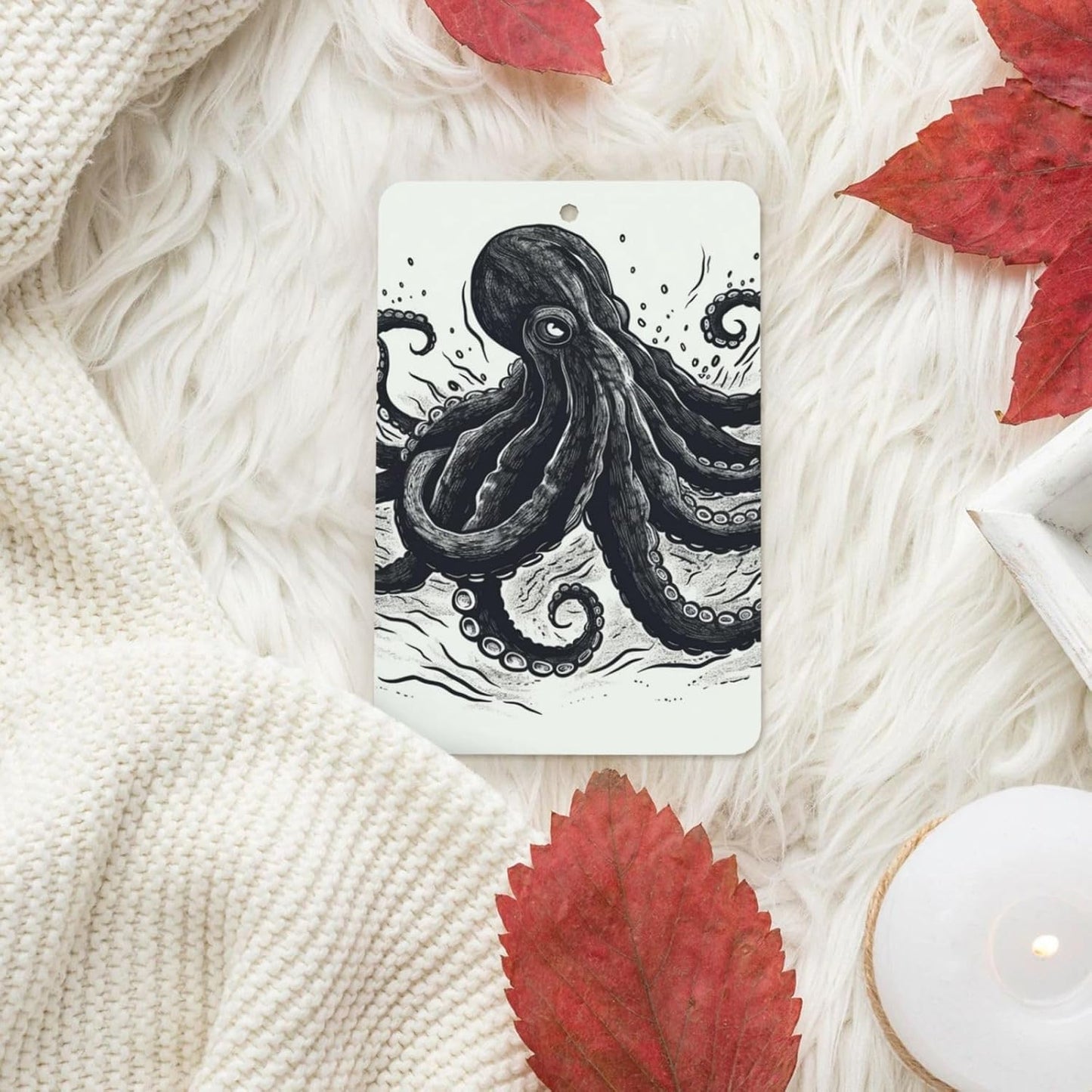 Mythological Kraken Car Air Fresheners 4Pcs