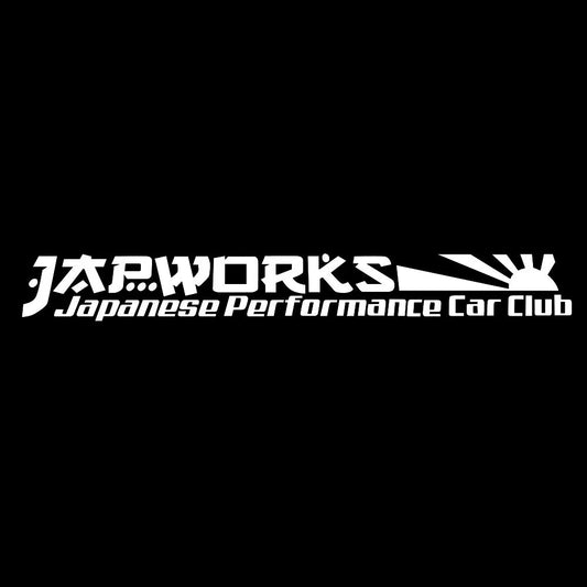 For Japworks Japanese Performance Club Car Windshield Decal Vinyl Sticker 90Cm